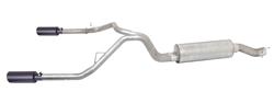 Gibson Elite Black Split Rear Exhaust 14-19 Dodge Ram 6.4L Hemi - Click Image to Close